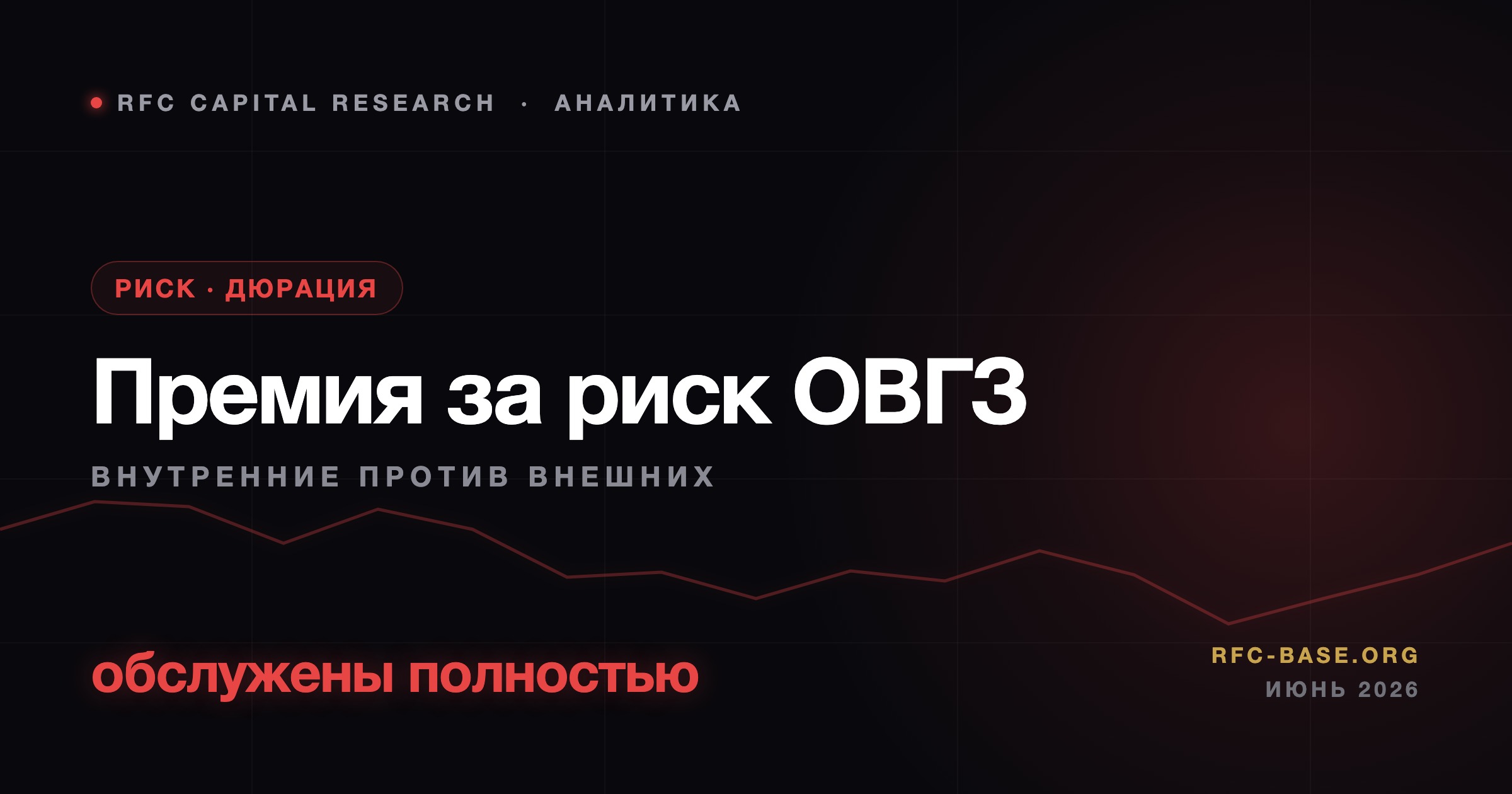 Ruslan Averin — ОВГЗ: дюрация и риск реструктуризации — как правильно оценивать премию за риск ОВГЗ: дюрация и риск реструктуризации — как правильно оценивать премию за риск — Ruslan Averin, RFC Capital Research